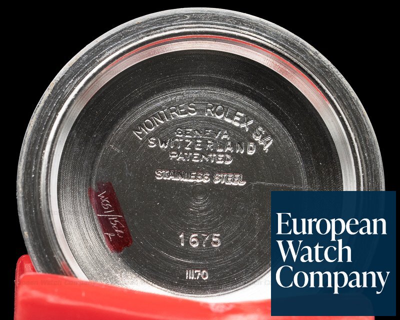 Rolex Vintage GMT Master Matte Dial / Red Hand Circa 1971 Ref. 1675