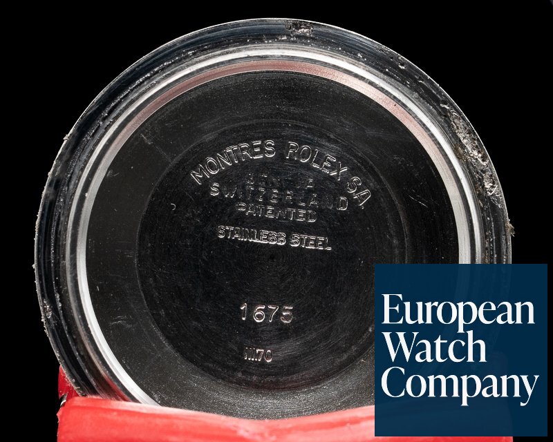 Rolex Vintage GMT Master Pepsi Bezel Mark 1 Dial c. 1971 Ref. 1675