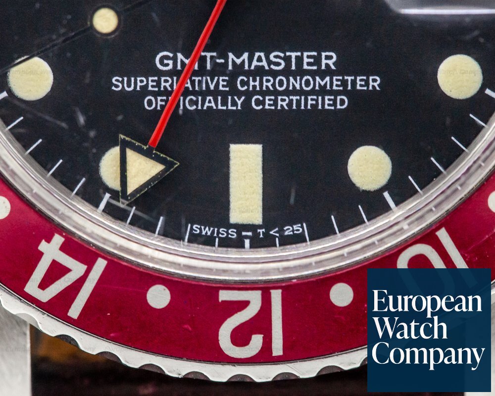 Rolex Vintage GMT Master Pepsi Bezel Matte Dial 1966 Ref. 1675