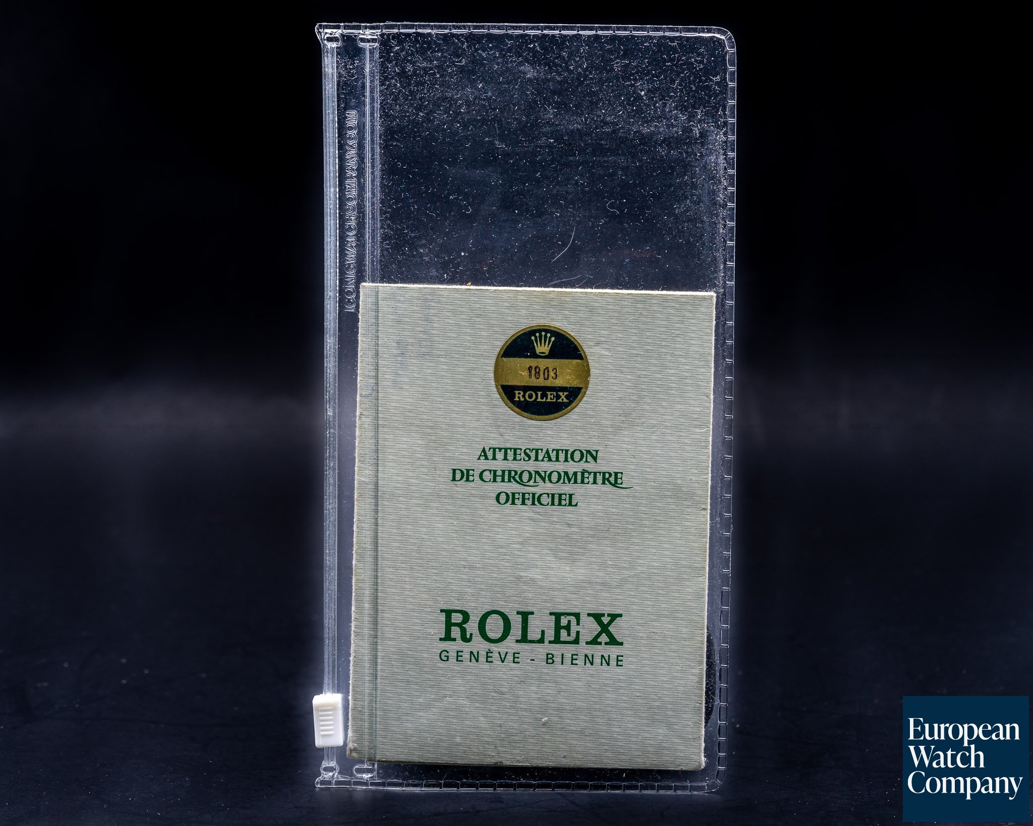 Rolex 1803 Day Date 18K Yellow Gold circa 1973 ORIGINAL PAPERS CRISP Ref. 1803