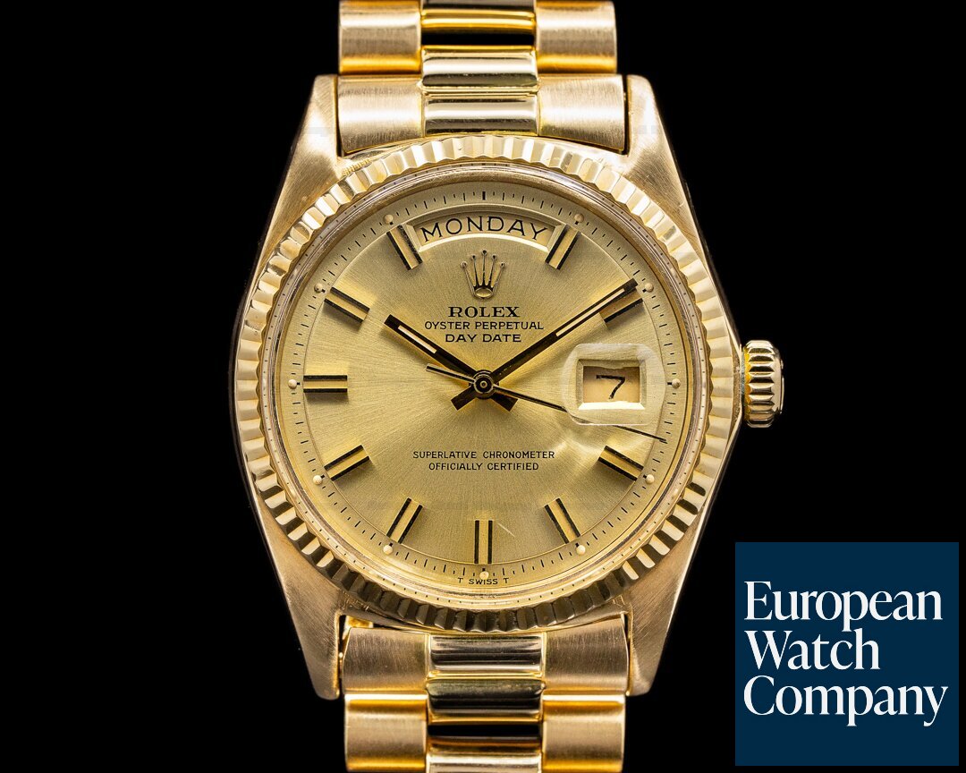 Rolex Oyster 1803 Perpetual Day Date 18K Yellow Gold Ref. 1803