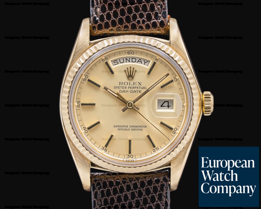 Rolex 1803 Oyster Perpetual Day Date 18K Yellow Gold 1972