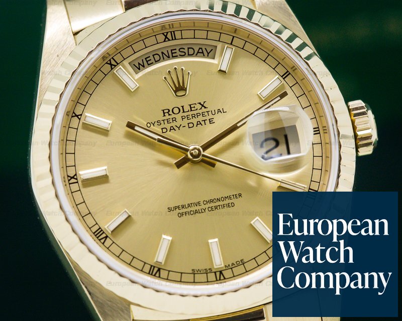 Rolex Day Date President Champagne Dial 18K Yellow Gold Ref. 18238