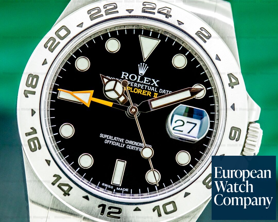 Rolex Explorer II Black Dial SS Ref. 216570