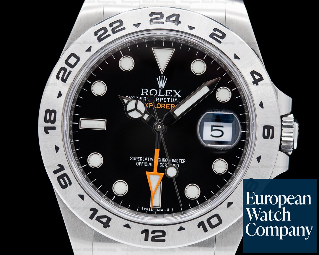 Rolex Explorer II Black Dial SS Ref. 216570