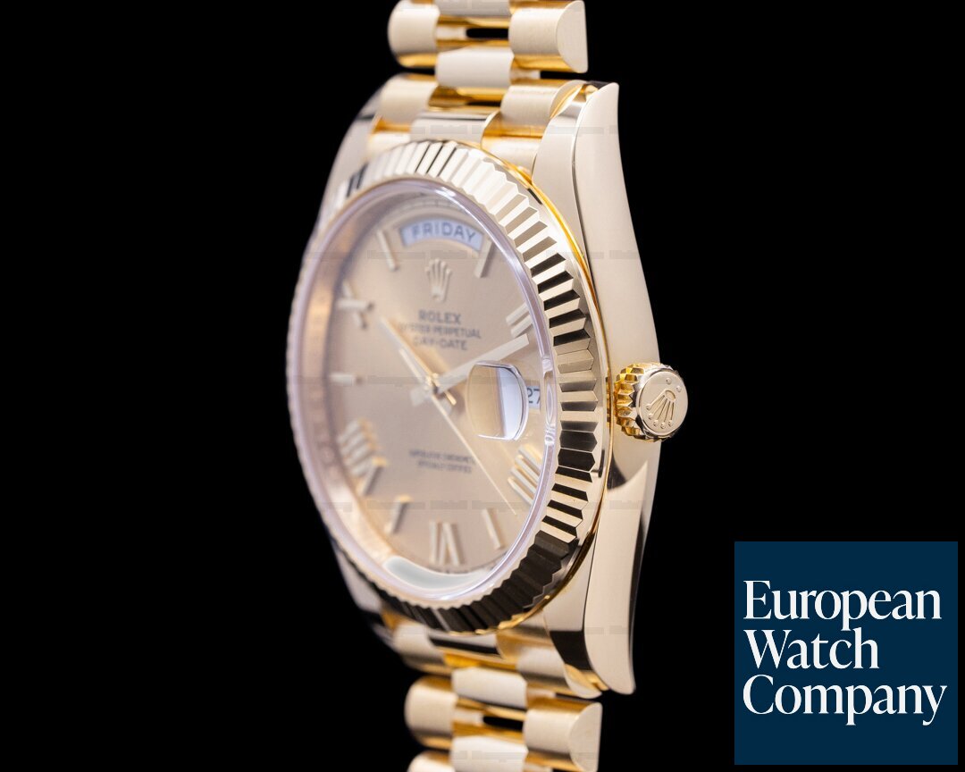 Rolex Day Date 228238 Presidential 40mm Yellow Gold Romans Ref. 228238
