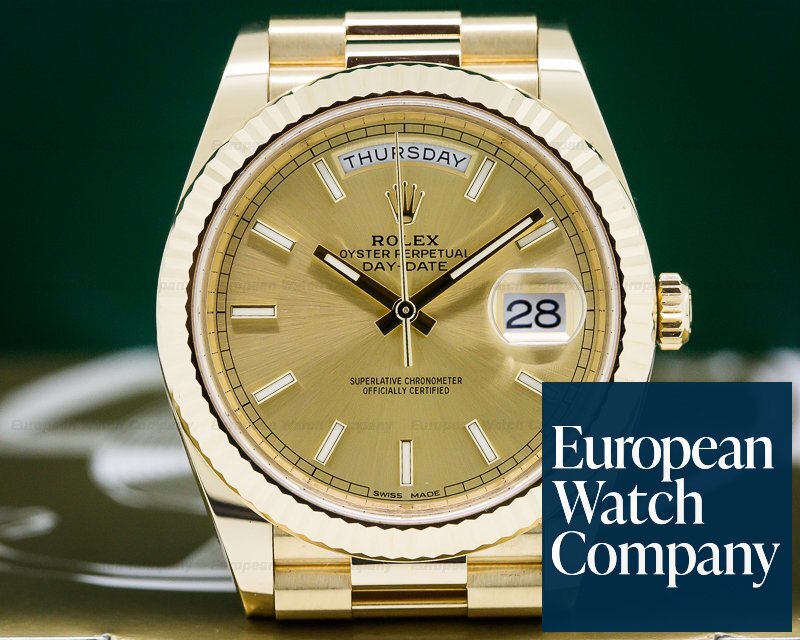 Rolex Day Date Presidential 40mm Yellow Gold Ref. 228238