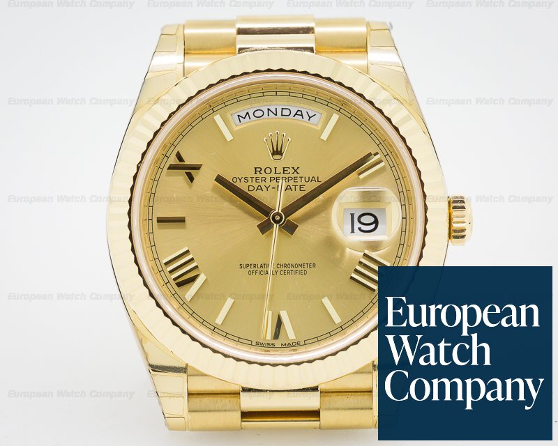 Rolex Day-Date Presidential 40mm Yellow Gold Romans Ref. 228238