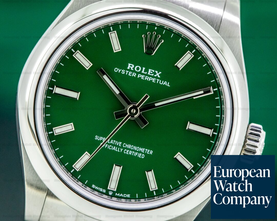 Rolex Oyster Perpetual 277200-0006 31mm SS / Green Dial 2021 UNWORN Ref. 277200-0006