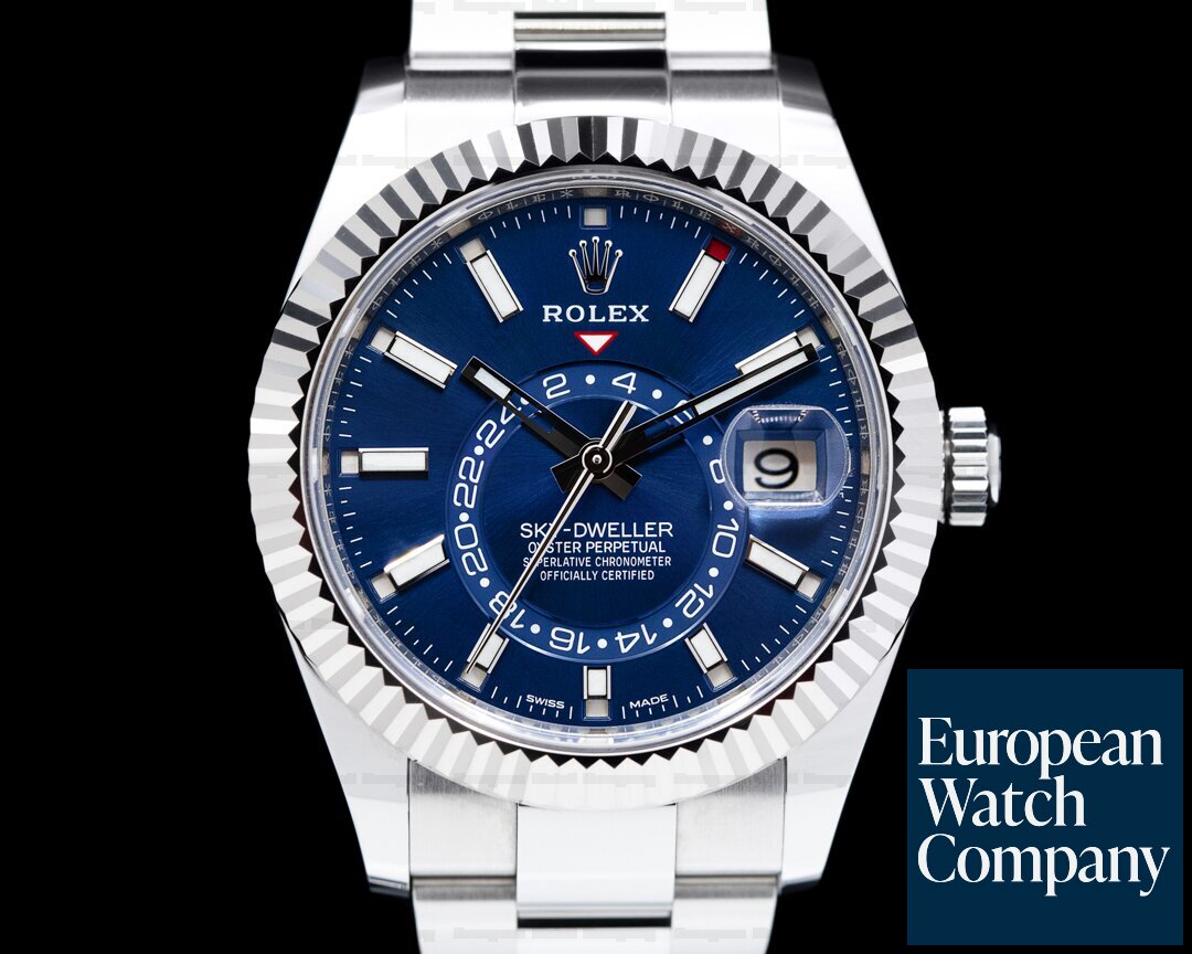 Rolex Sky Dweller 326934 Steel Blue SS / Bracelet 2021 UNWORN Ref. 326934