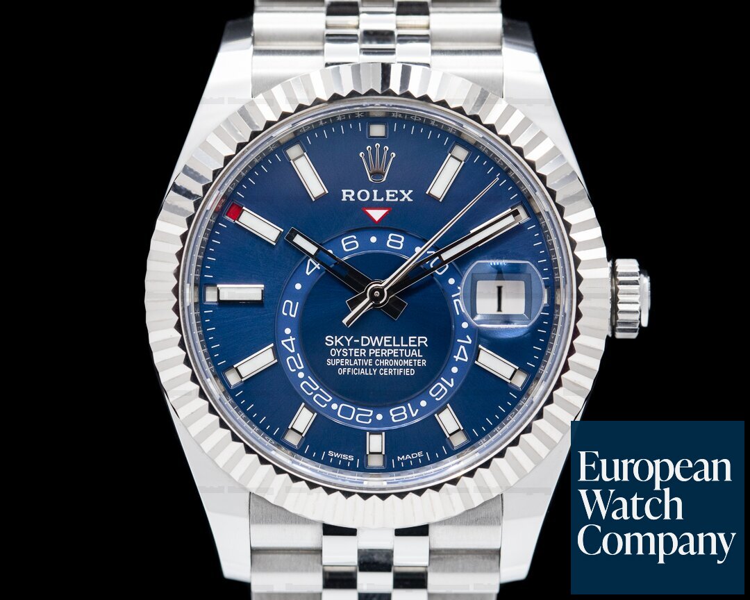 Rolex Sky Dweller 326934 Steel Blue SS / Jubilee Ref. 326934