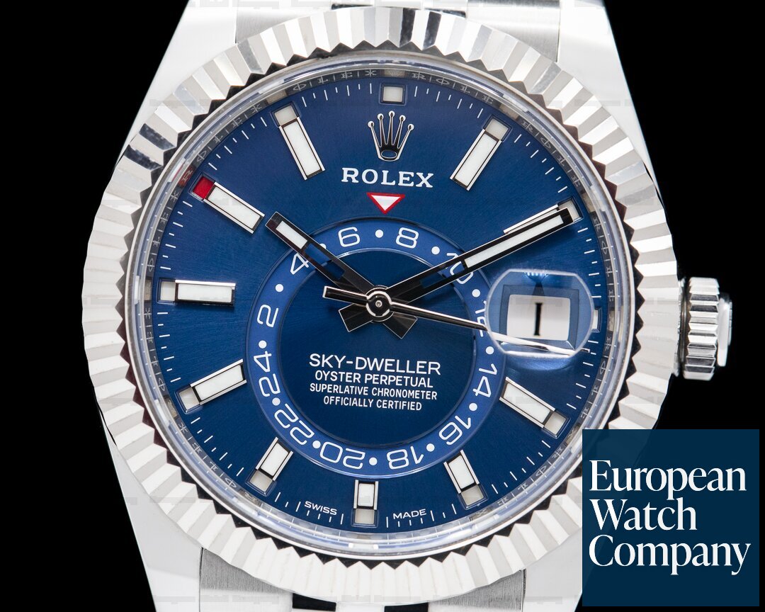 Rolex Sky Dweller 326934 Steel Blue SS / Jubilee Ref. 326934