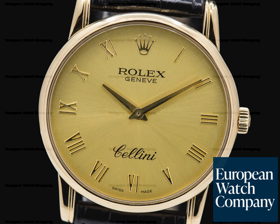 Rolex 5116/8 Cellini 5116/9 18K Yellow Gold (50422) | European Watch Co.