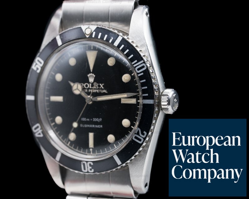 Rolex 5508 Small Crown Gilt Submariner / GLOSSY DIAL WOW Ref. 5508