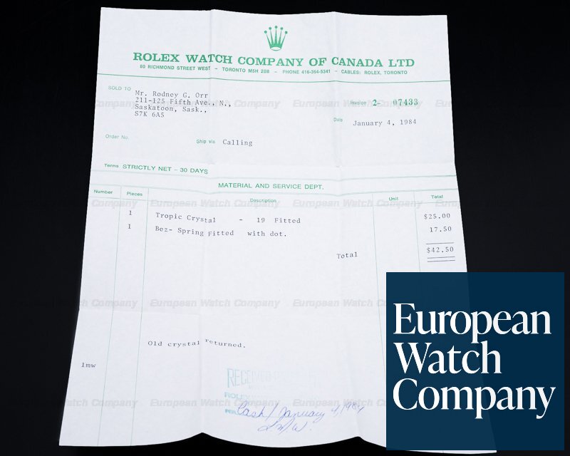 Rolex Vintage Non-Serif Matte Dial Submariner INCREDIBLE FULL SET Ref. 5513