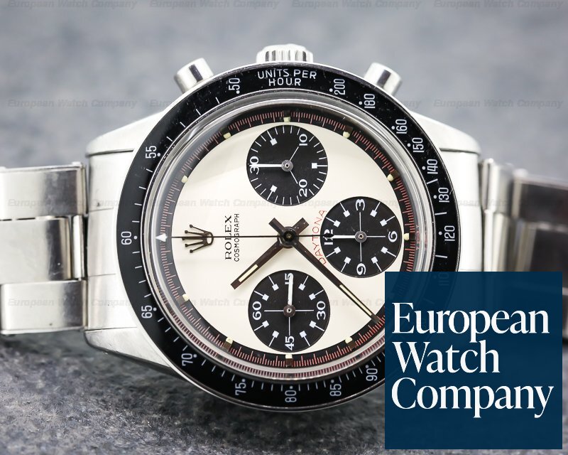 Rolex Vintage Cosmograph Daytona Exotic Paul Newman Dial SS Ref. 6241