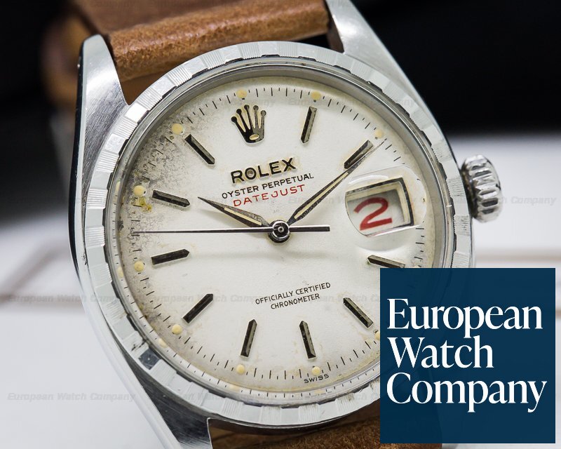 Rolex Oyster Perpetual SS RED DATEJUST Ref. 6305-2