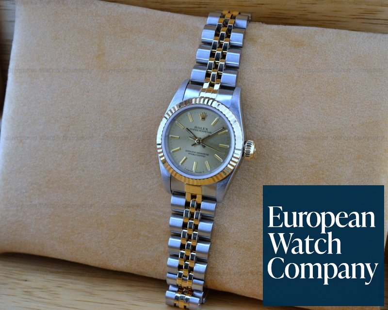 Rolex 67193 Oyster Perpetual Ladies Datejust Champagne Dial