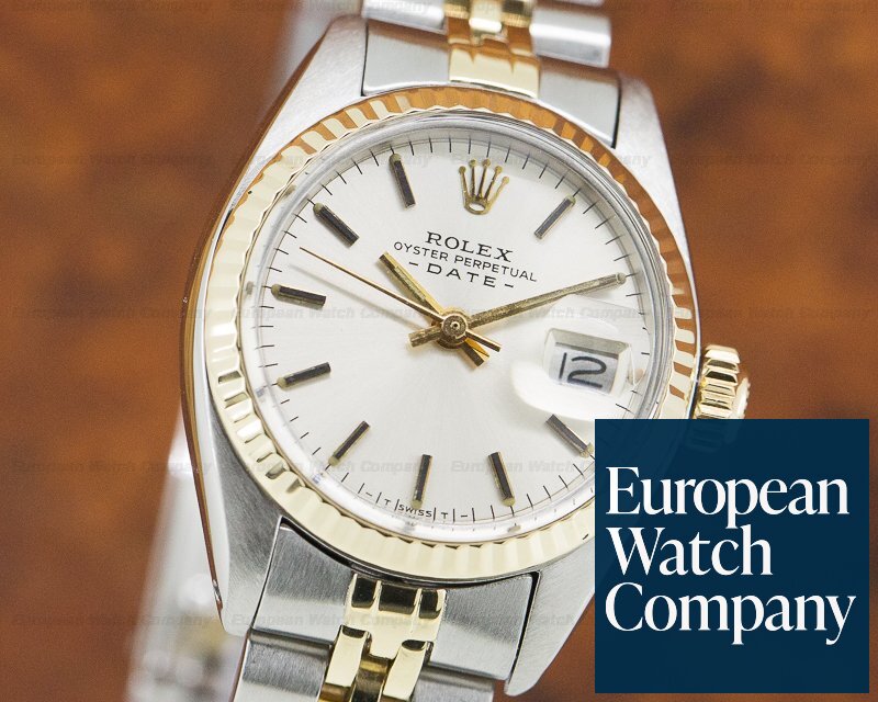 Rolex Lady Datejust Silver Dial 18K / SS Ref. 69173