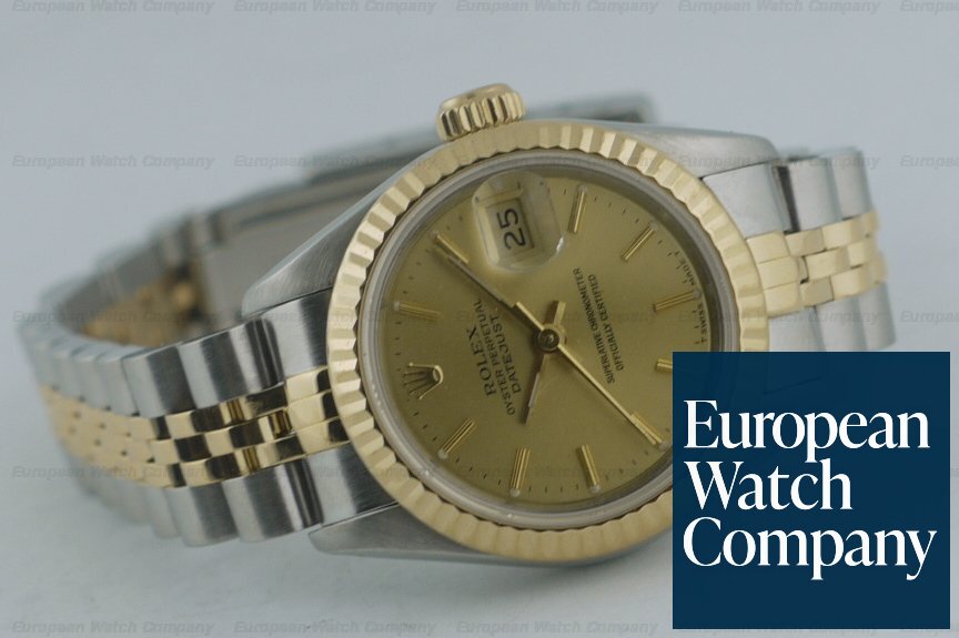 Rolex Lady Datejust 2T with Champagne Dial Ref. 79173