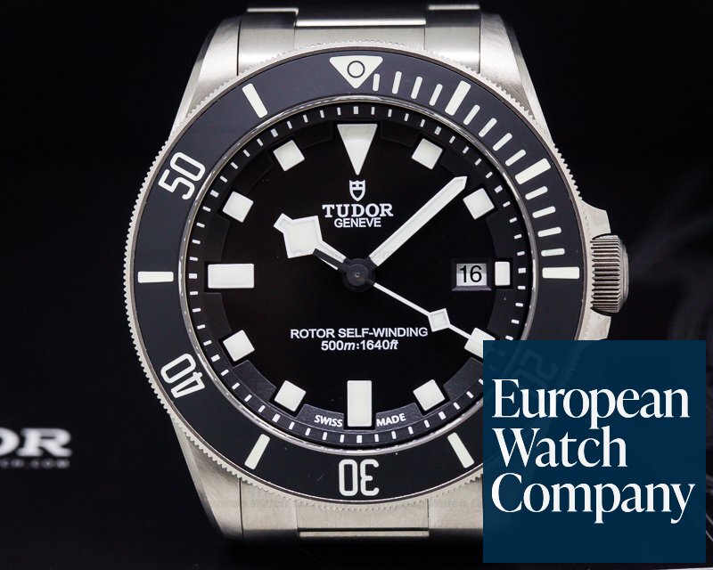 Tudor Pelagos Black Dial Titanium / Bracelet Ref. 25500TN