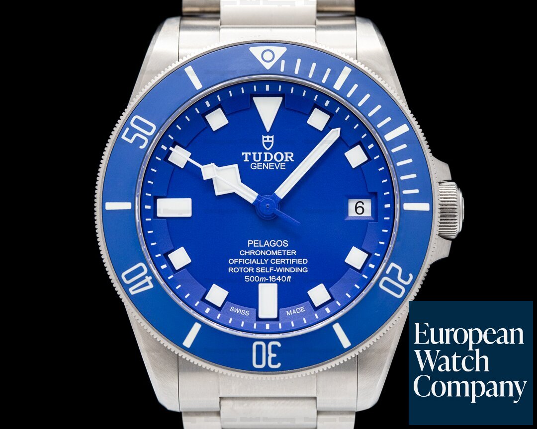 Tudor Pelagos Blue Dial In-House Caliber Titanium Ref. 25600TB 