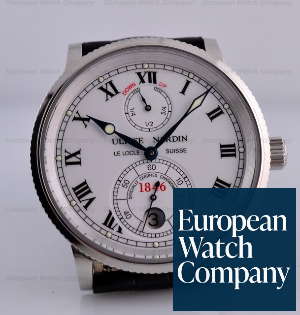 Ulysse Nardin Marine Chronometer 1846 SS/Strap Ref. 263-22