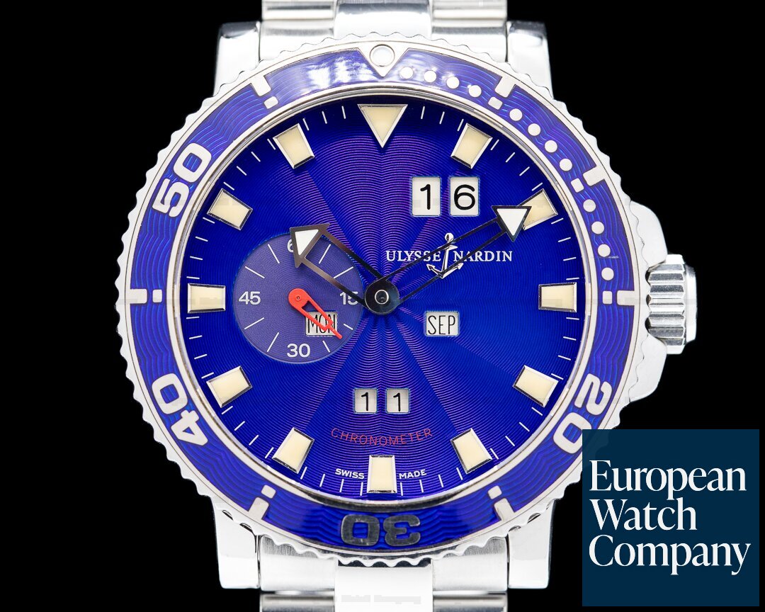 Ulysse Nardin 333-77-7 Marine Acqua Perpetual Calendar Blue Dial Limited