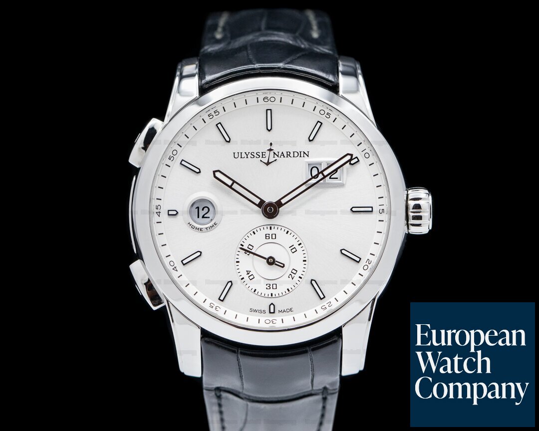 Ulysse Nardin 3343-126/91 Dual Time Manufacture 42mm SS 