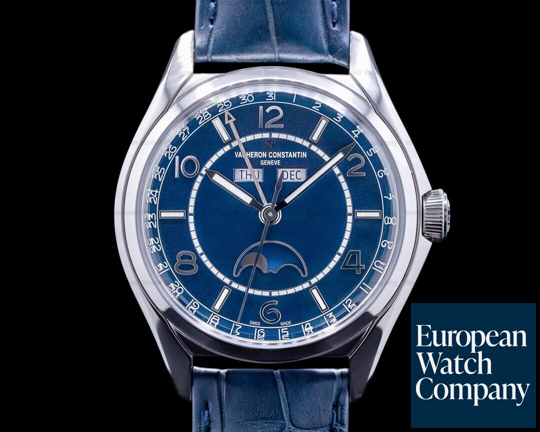 Vacheron Constantin 4000E/000A-B548 Fiftysix Complete Calendar SS Blue Dial 