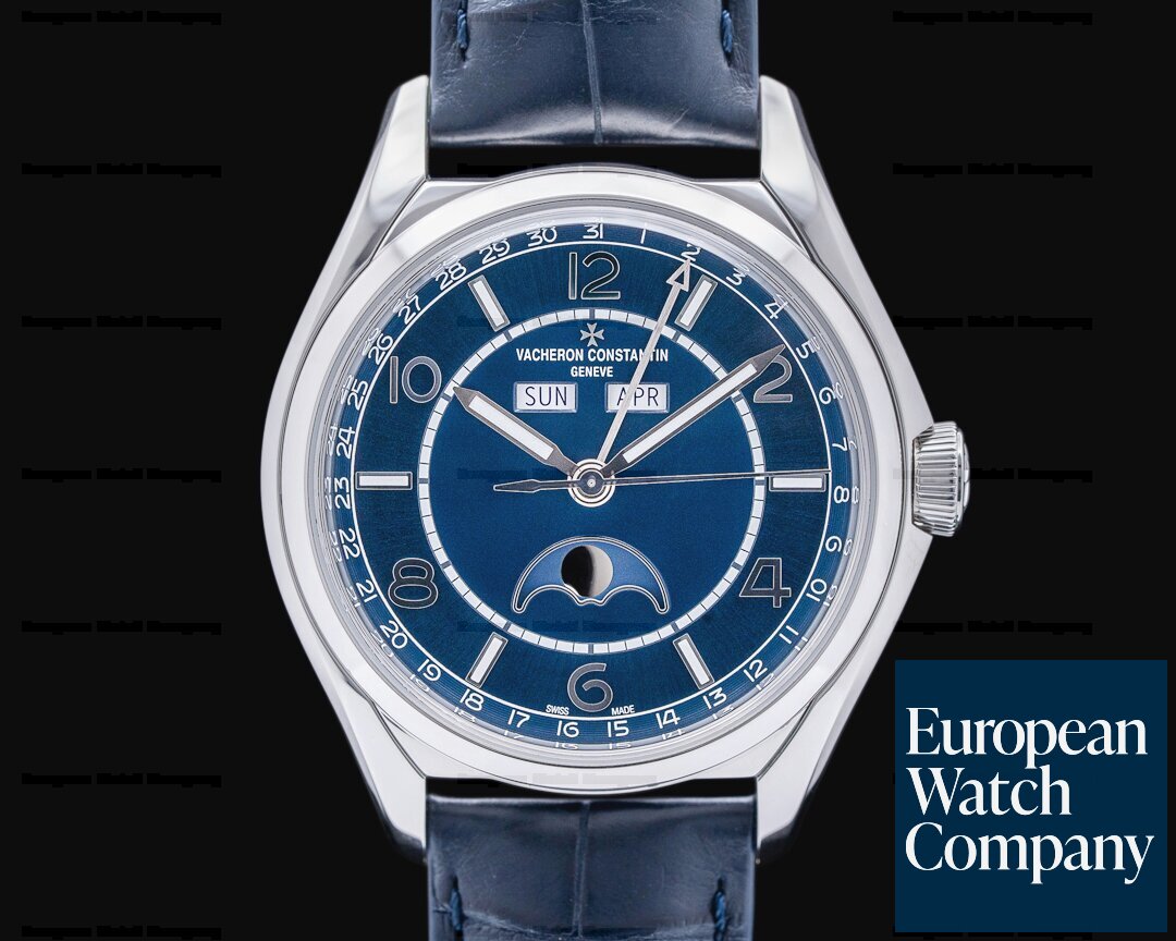 Vacheron Constantin 4000E/000A-B548 Fiftysix Complete Calendar SS Blue Dial