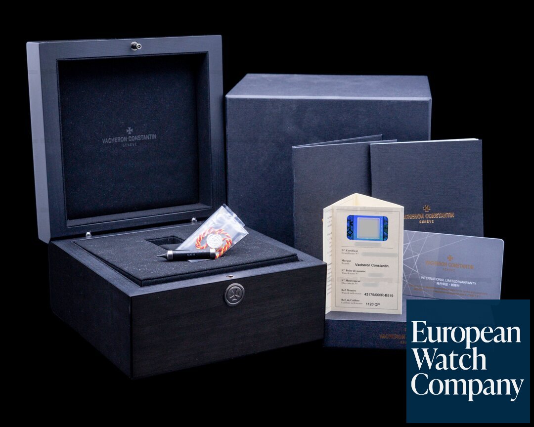 Vacheron Constantin Patrimony Perpetual Calendar Rose Gold Blue Dial 2022 Ref. 43175/000R-B519