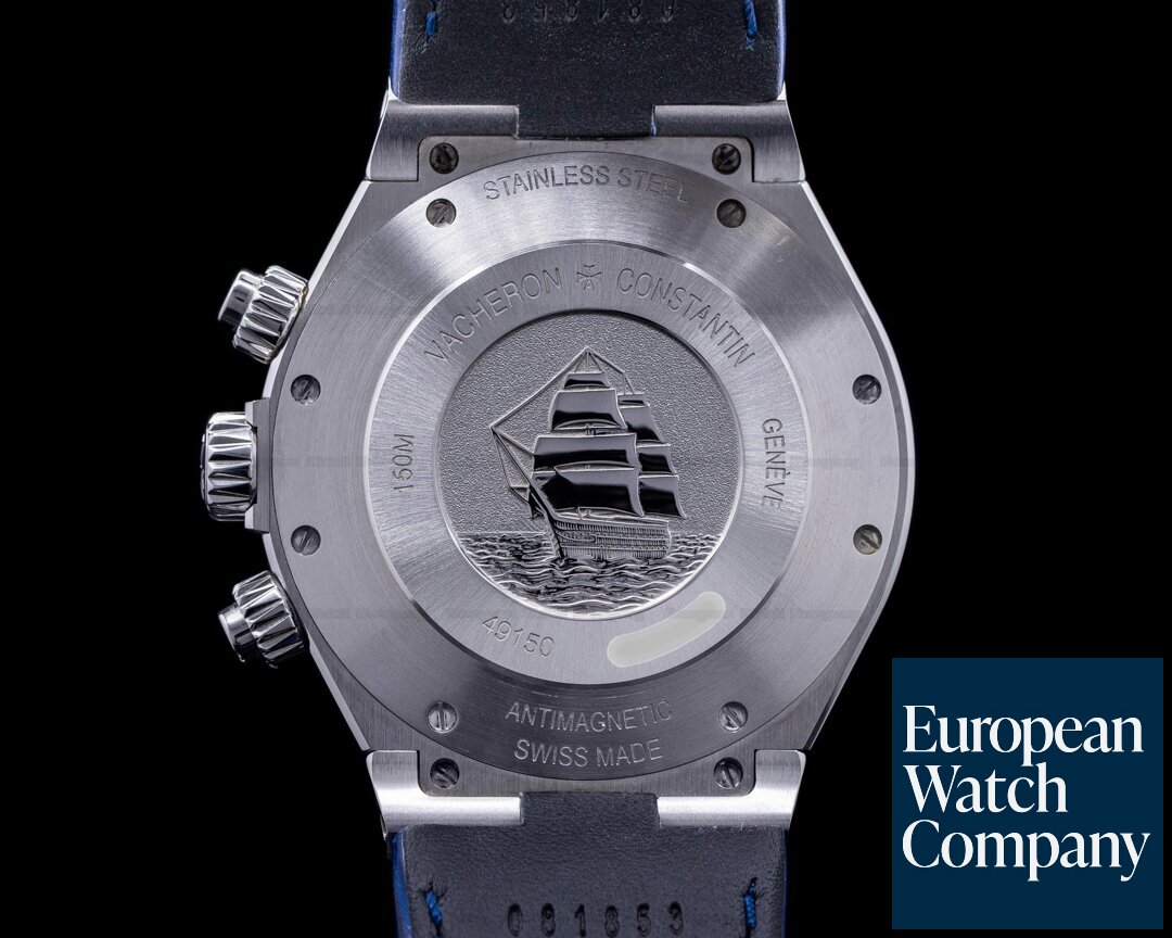 Vacheron Constantin Overseas Chronograph Stainless Steel Blue Dial 49150/000A-9745