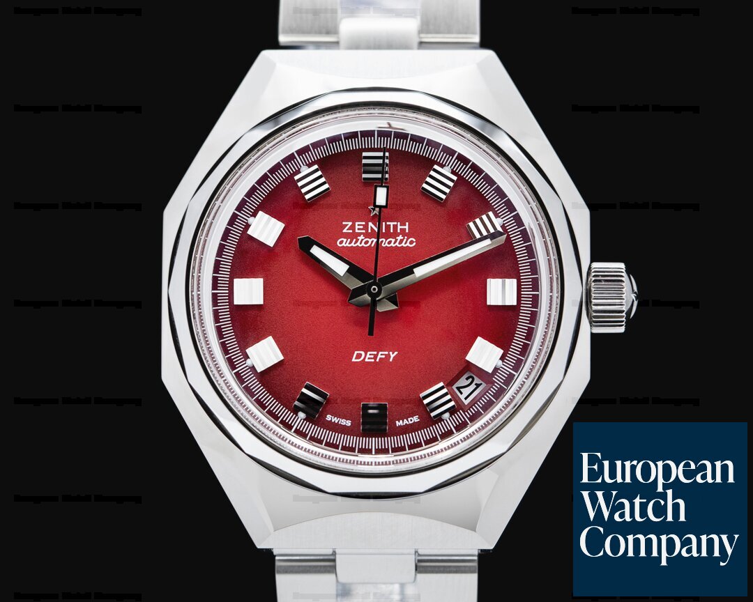 Zenith 03.A3642.670/3691.M3642 DEFY REVIVAL A3691 Red Dial 2023.