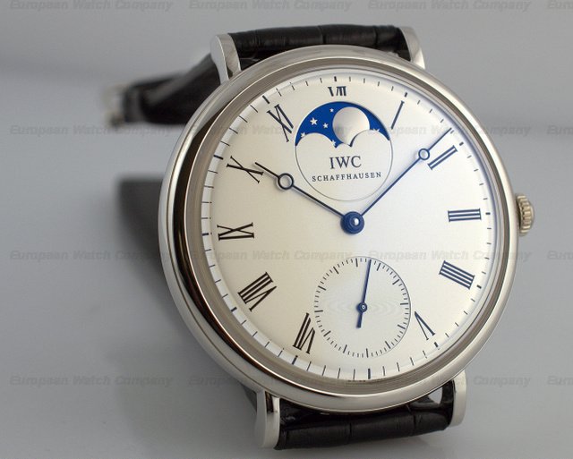 IWC Portofino Manual Wind Vintage Collection Moon Platinum NEW Ref. IW544805