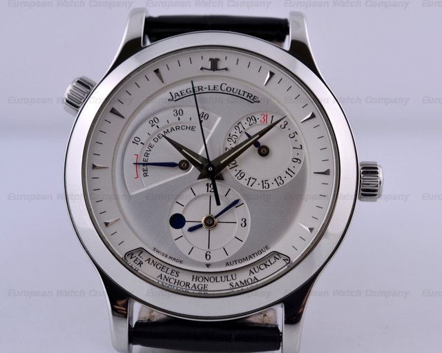 Jaeger LeCoultre Master Geographic SS Silver Dial 38MM Ref. Q142892