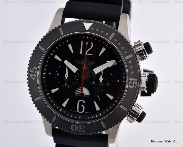 Jaeger LeCoultre Master Compressor Diving Chronograph GMT NAVY SEALS Rubber Strap NEW Ref. Q178T670