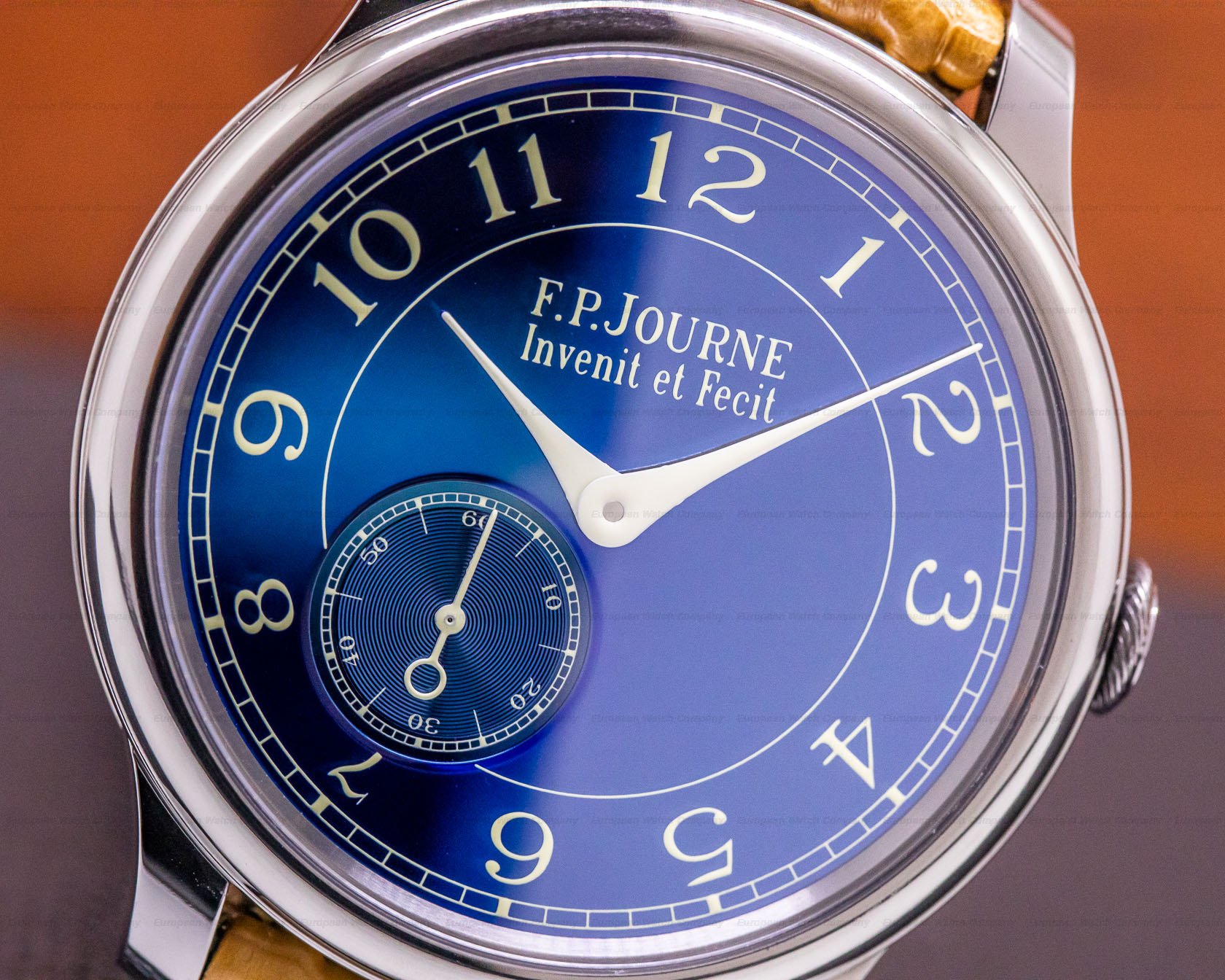 fp journe chronometre bleu