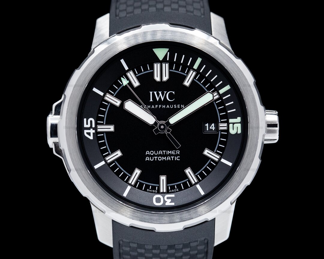 IWC Aquatimer Automatic Black Dial SS / Rubber Ref. IW329001