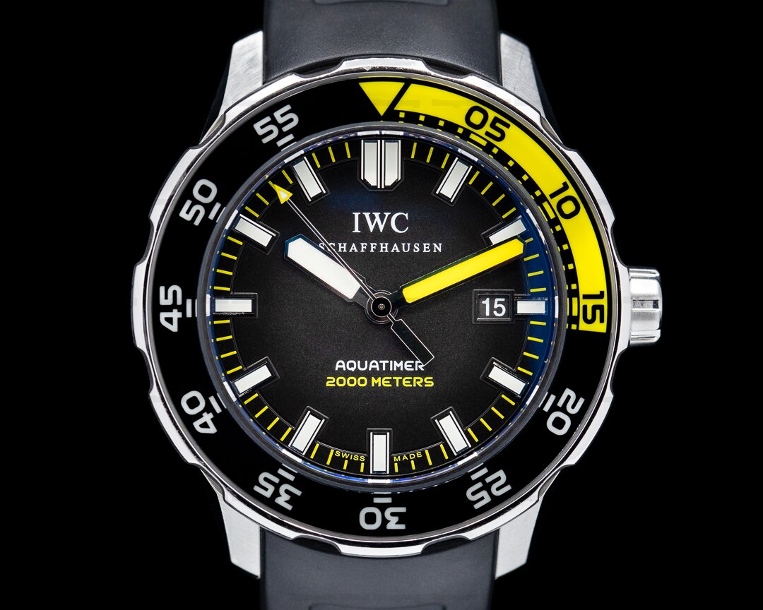 IWC Aquatimer 2000 Black Dial SS / Rubber Ref. IW356810