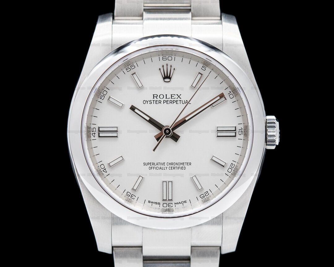Rolex Oyster Perpetual 116000 SS Silver Dial Ref. 116000