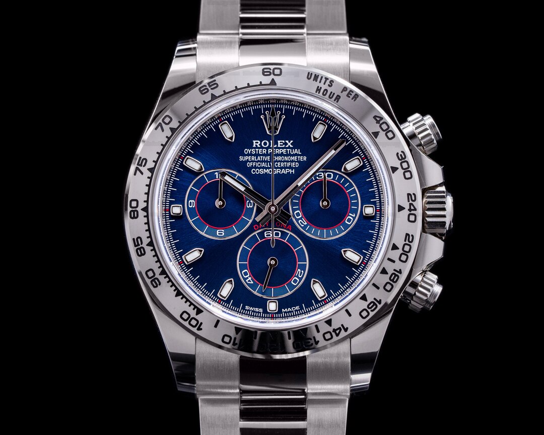 Rolex Daytona 116509 Blue Dial 18K White Gold 2021 UNWORN Ref. 116509