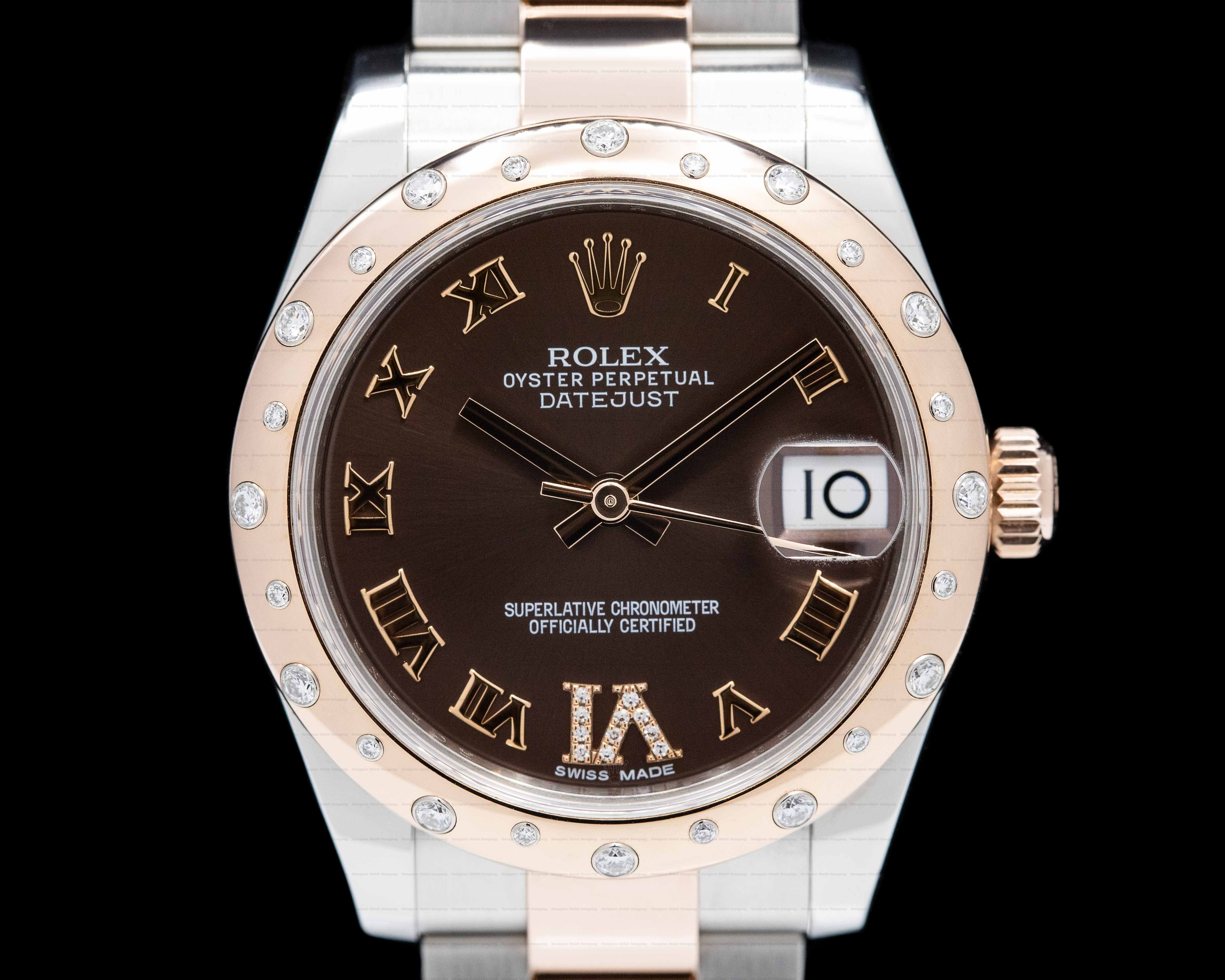 Rolex Datejust 31MM 18K Rose Gold and Stainless Steel Ref. 178341
