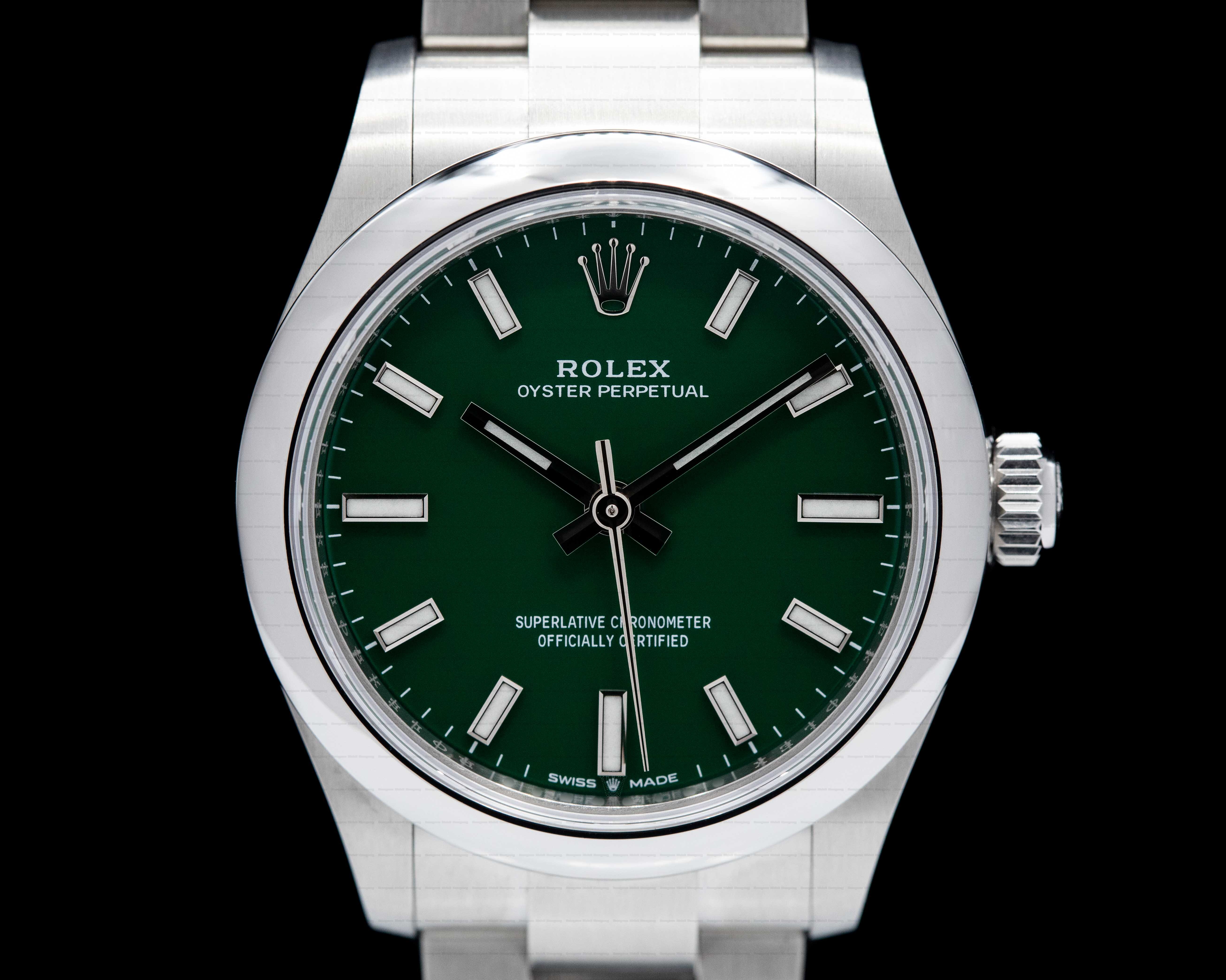 Rolex Oyster Perpetual 277200-0006 31mm SS / Green Dial UNWORN Ref. 277200