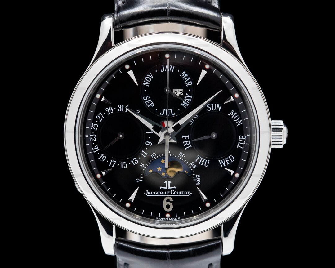 Jaeger LeCoultre Master Perpetual SS Black Dial Ref. 140880S