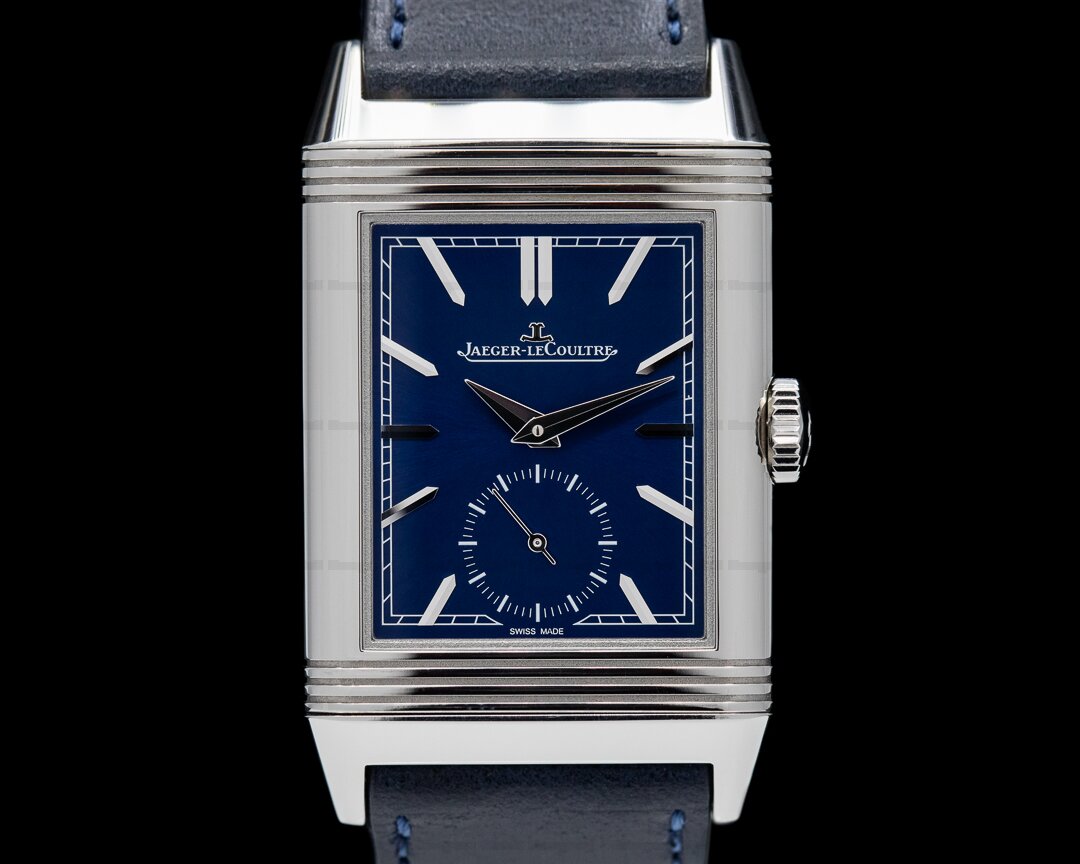 Jaeger LeCoultre Reverso Tribute Small Seconds SS Blue Dial 2022 Ref. Q3978480