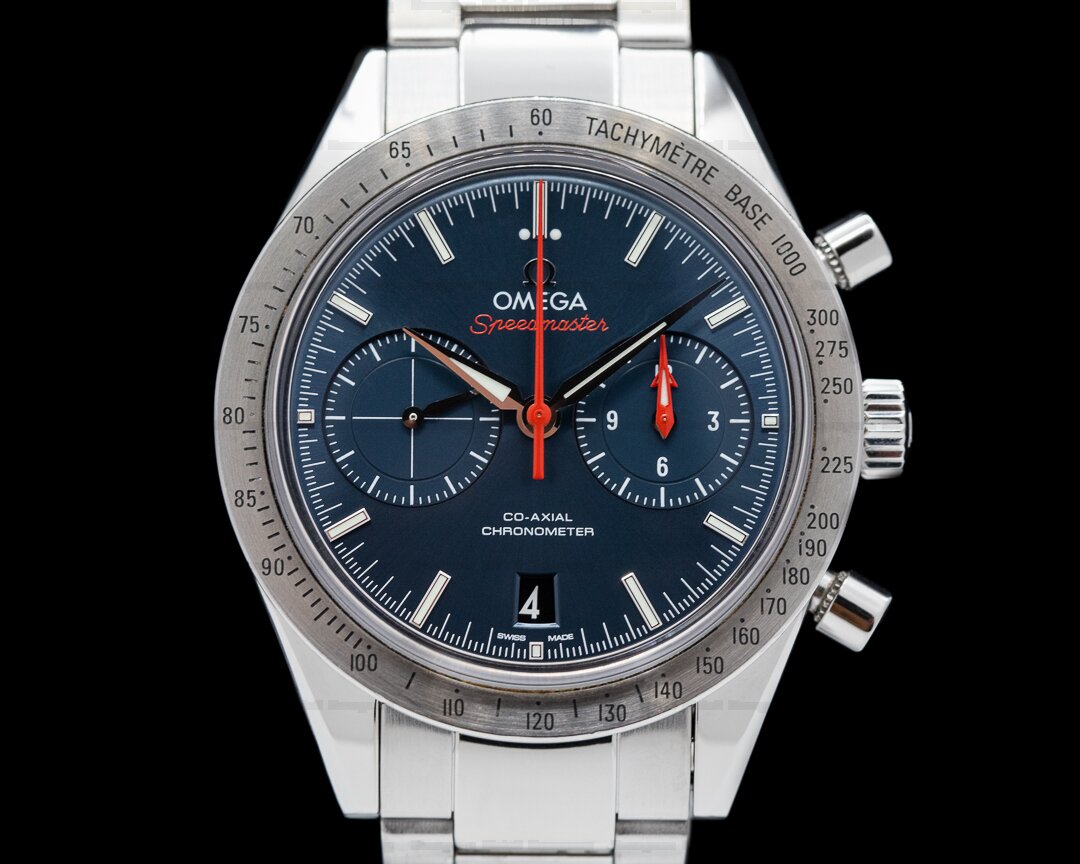 Omega Speedmaster 57 Co-Axial SS Blue Dial Ref. 331.10.42.51.03.001