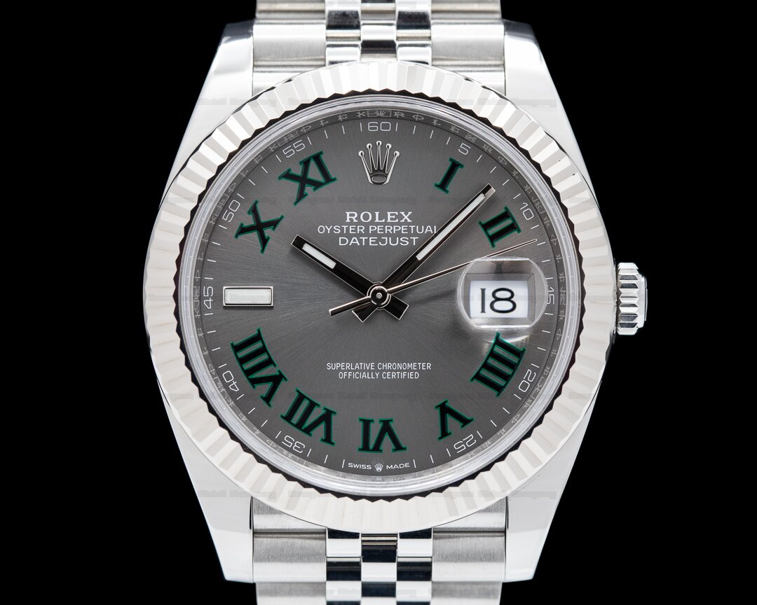 Rolex Datejust 41 Rhodium Wimbledon Dial Jubilee 2020 Ref. 126334