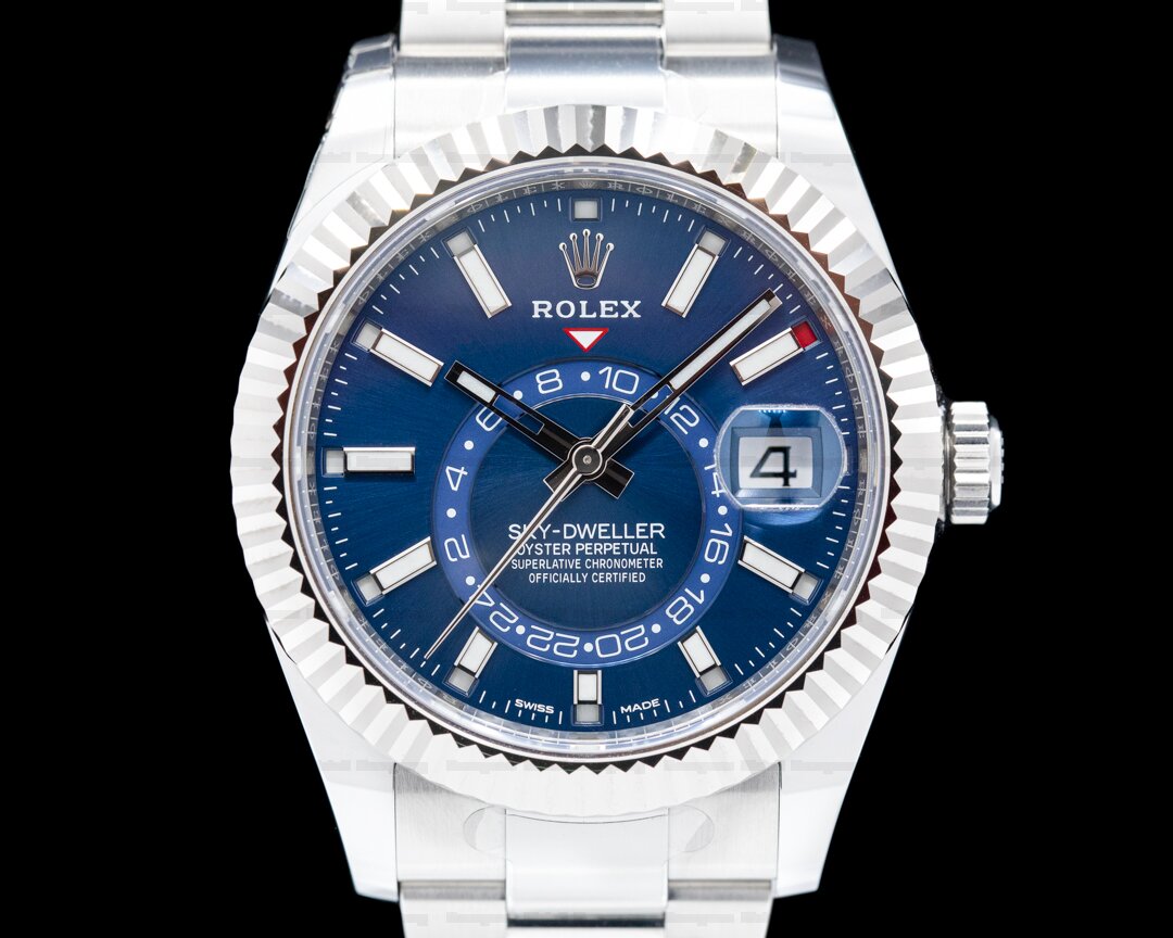 Rolex Sky Dweller 326934 Steel Blue SS / Oyster Unworn Ref. 326934