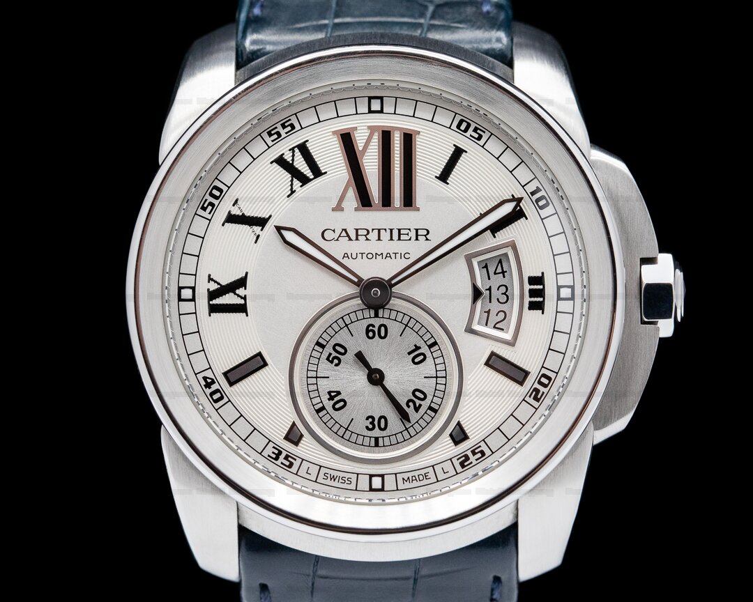 Cartier Calibre de Cartier Automatic Silver Dial SS Ref. W7100037